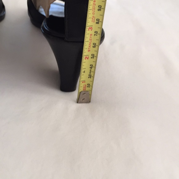 Vintage 80’s Designer Charles Jourdan leather black sandals - Picture 9 of 9